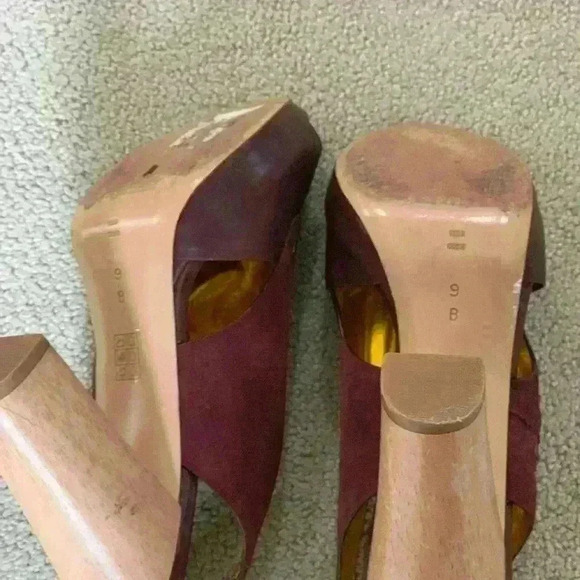 Belle by Sigerson Morrison Burgundy sandals - Picture 10 of 11